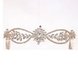 Rhinestone Tassel Hair Band for Women Party