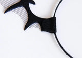 Devil Wing Horn Tulle Headband Halloween Gothic Costume