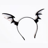 Devil Wing Horn Tulle Headband Halloween Gothic Costume