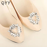 Crystal Flower Bridal Shoe Buckle Wedding Shoe Clips