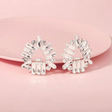 Crystal Flower Bridal Shoe Buckle Wedding Shoe Clips