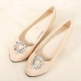 Crystal Flower Bridal Shoe Buckle Wedding Shoe Clips