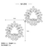 Crystal Flower Bridal Shoe Buckle Wedding Shoe Clips