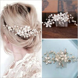 Bridal Hair Comb Pom Bridal Hair Accessories Bridesmaid Gift