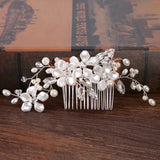 Bridal Hair Comb Pom Bridal Hair Accessories Bridesmaid Gift