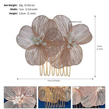 Crystal Rhinestones Pearls Bridal Hair Comb Wedding Headpieces