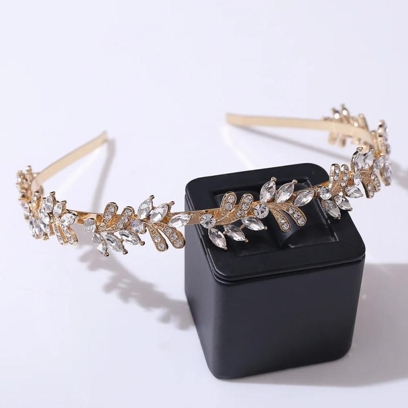 Rhinestone Crystal Tiara Headband Bridal Hair Accessory