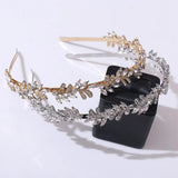 Rhinestone Crystal Tiara Headband Bridal Hair Accessory