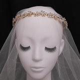 Rhinestone Crystal Tiara Headband Bridal Hair Accessory