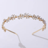 Rhinestone Crystal Tiara Headband Bridal Hair Accessory