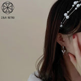 Baroque Style Hairband with Pearls and Rhinestones