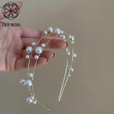 Baroque Style Hairband with Pearls and Rhinestones