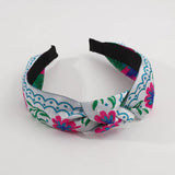 Ethnic Flower/Leaf Embroidery Headwear Hairband for Women