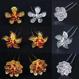 10pcs Vintage Flower Hair Sticks Wedding Hair Accessories Jewelry