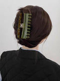 French Acetic Acid Vintage Shark Hair Clip for Women
