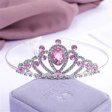 Girls' Princess Tiara Crown Headband for Dance Performance