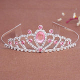 Girls' Princess Tiara Crown Headband for Dance Performance