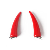 Chainsaw Man Hair Clip Red Devil's Horn Hair Jewelry for Woman