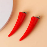 Chainsaw Man Hair Clip Red Devil's Horn Hair Jewelry for Woman