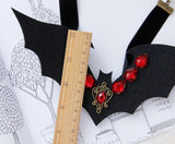 Evil Queen Crown Halloween Bat Rhinestone Headband