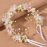 Crystal Flower Headband Bridal Crown Headdress Wedding Hair Hoop Jewelry