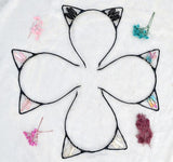 Crystal Cat Ears Crown Hair Accessories Multicolored Crystal Headwear