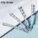 CZ Hair Clips Women Accessories Bridal Wedding Hairpins Bride Headpiece