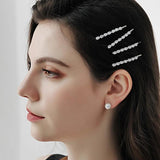 CZ Hair Clips Women Accessories Bridal Wedding Hairpins Bride Headpiece