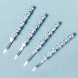 CZ Hair Clips Women Accessories Bridal Wedding Hairpins Bride Headpiece