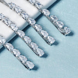 CZ Hair Clips Women Accessories Bridal Wedding Hairpins Bride Headpiece