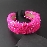 Colorful Rhinestone Sequins Baroque Headwear for Wedding Party