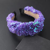 Colorful Rhinestone Sequins Baroque Headwear for Wedding Party