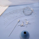 Fringe Crystal Bride Wedding Dress Headwear Hairpin