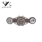 Steampunk Gears Metal Hair Clips Jewelry Hair Pins Barrettes Headdress
