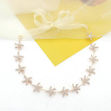 Starfish Rhinestone Headband Prom Headpiece Hair Jewelry