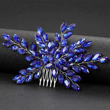 Opal Crystal Bridal Hair Combs - Wedding Headpiece