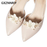 Rhinestone Flower Shoe Buckle Wedding Shoe Clips Bridal Accessories