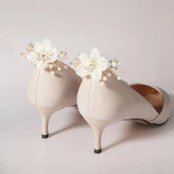 Rhinestone Flower Shoe Buckle Wedding Shoe Clips Bridal Accessories