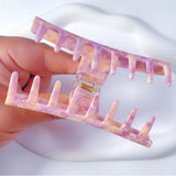 Colorful T Word Hair Clip Claw for Women Girls