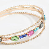 Crystal Tiara Crown Headband for Girls Bridal Prom Wedding Hair Accessory