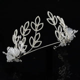 Baroque Pearl Crown Bridal Wedding Hair Accessory