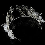 Baroque Pearl Crown Bridal Wedding Hair Accessory