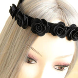 Gothic Garland Crown Flower Rose Hair Band Headband Elastic Hair Band