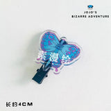 JoJo's Bizarre Adventure Hair Clip Bridal Necklaces Butterfly Chain