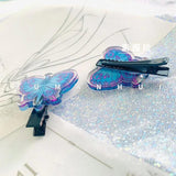 JoJo's Bizarre Adventure Hair Clip Bridal Necklaces Butterfly Chain
