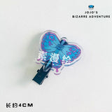 JoJo's Bizarre Adventure Hair Clip Bridal Necklaces Butterfly Chain