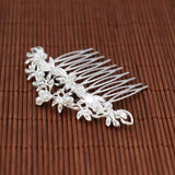 Pearl Hair Comb Rhinestone Hair Clips Crystal Jewelry Women Hair Accessories