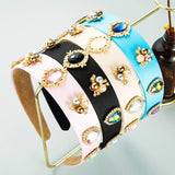 Colorful Rhinestone Hairband for Women Girls Headdress
