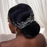 Bride Wedding Hair Combs Pearl Hairpins Clips Headbands Headpiece