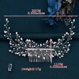 Bride Wedding Hair Combs Pearl Hairpins Clips Headbands Headpiece